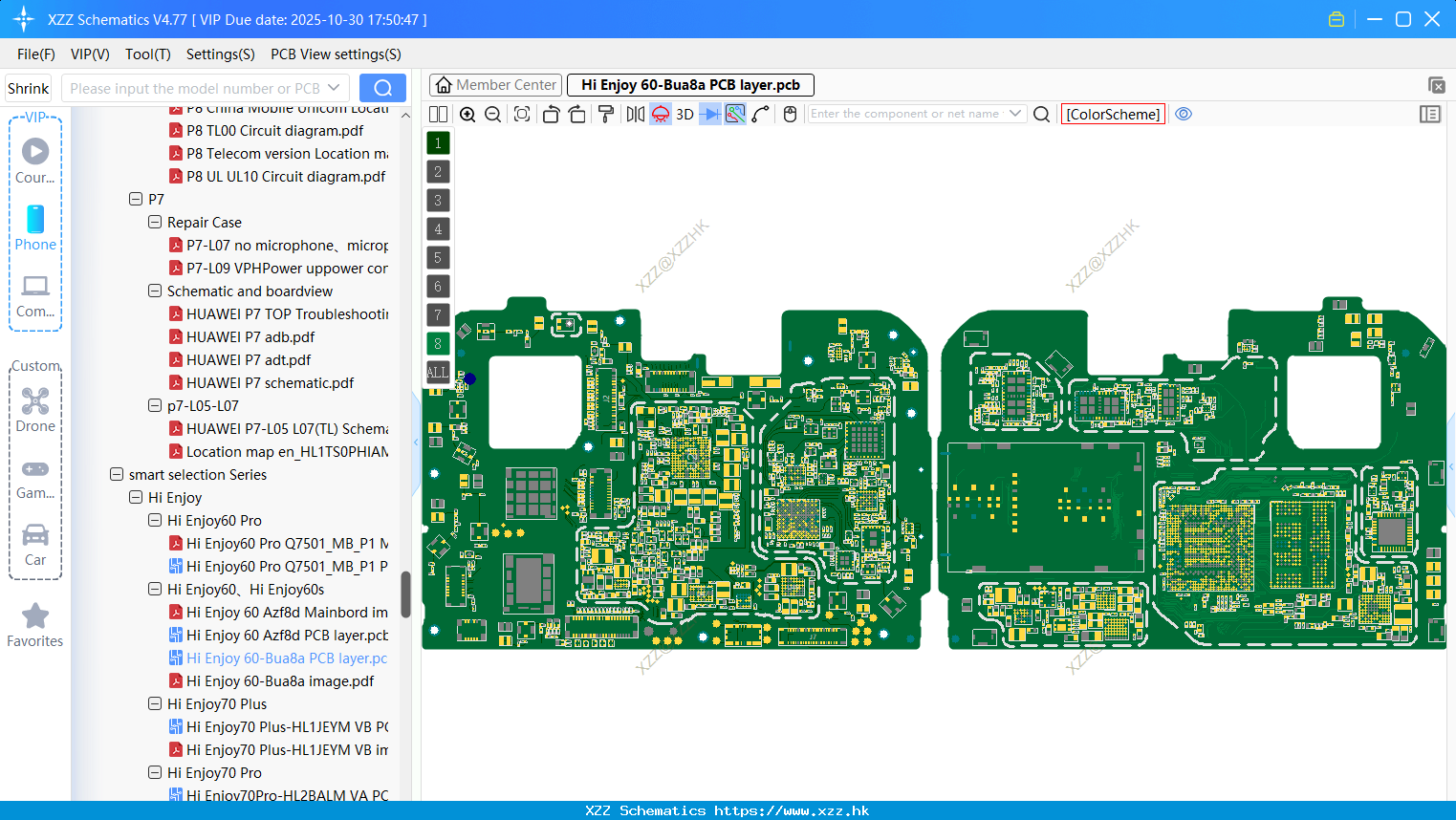 Huawei Hi Enjoy 60-Bua8a PCB Layer